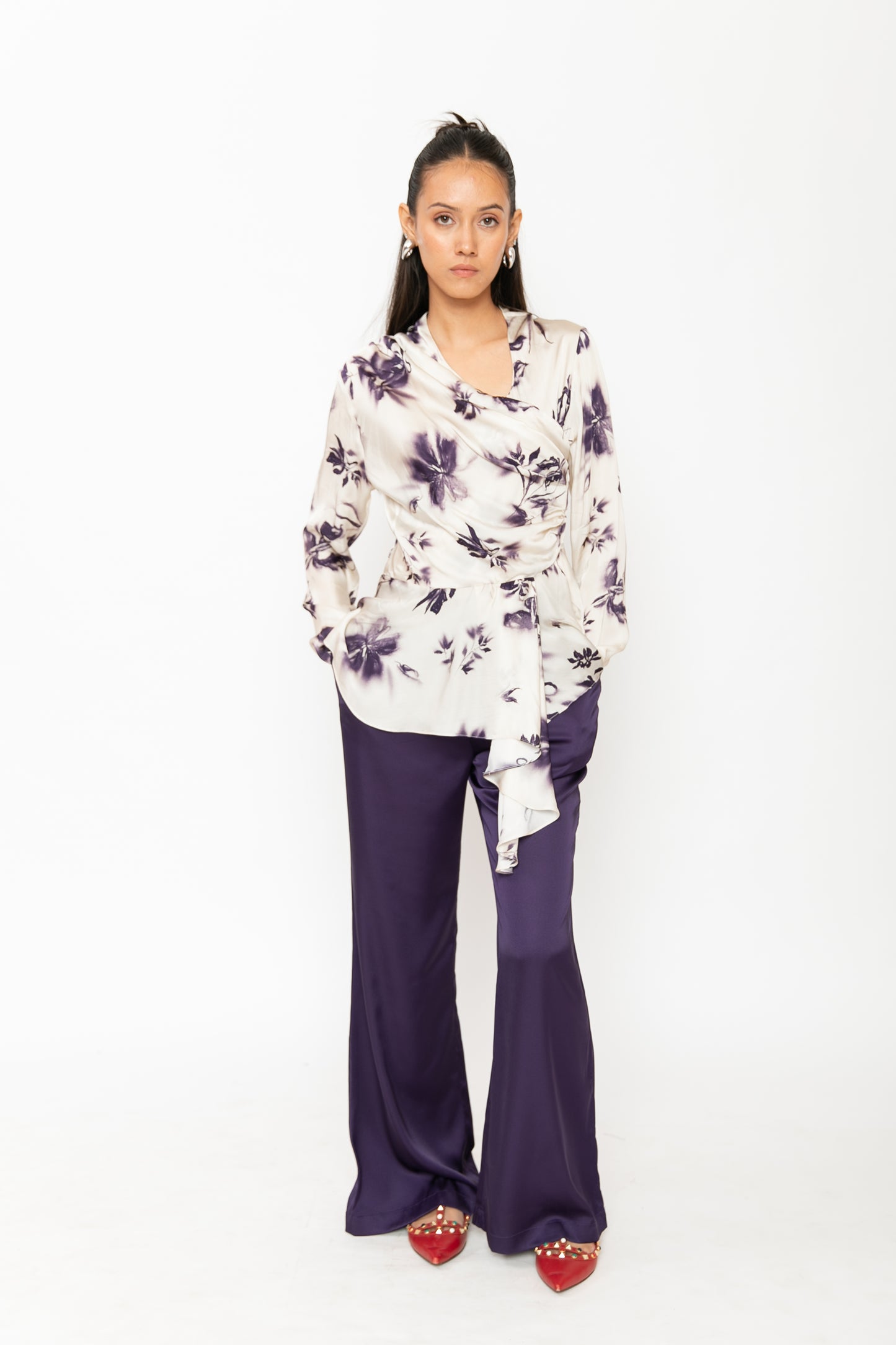 Contemponari-Magnolia Top-Cream