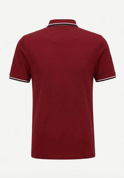 Thrive Red Collar Polo