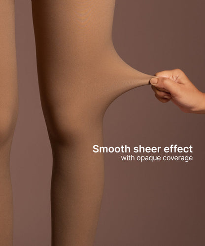 Sheer Fur Stockings Nude