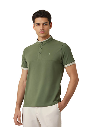 Spear Point Collar Poloshirt