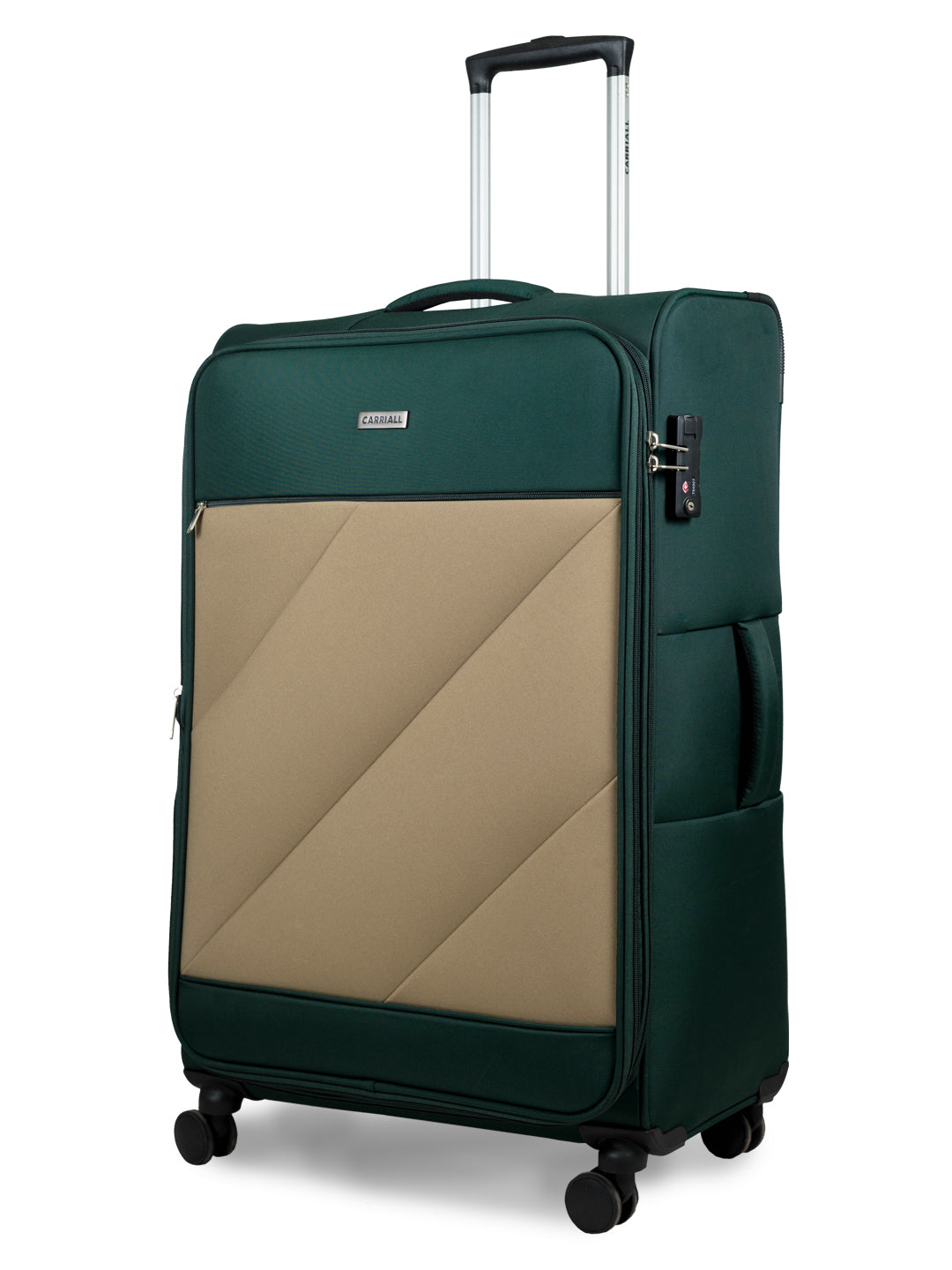 Carriall Slash Large Size Green Check-in Luggage