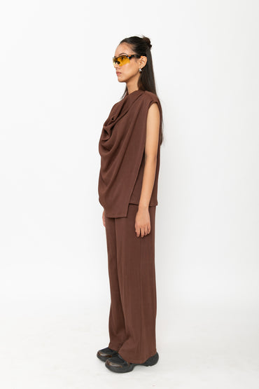 Contemponari-S'mores Pant-Brown
