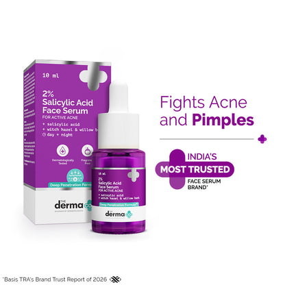 2% Salicylic Acid Serum for Active Acne - 10ml