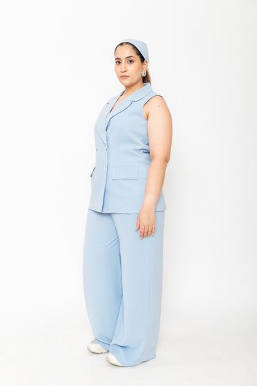 Contemponari-Pretty Woman Blazer-Blue