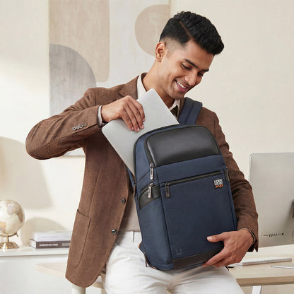 Layover Backpack -Blue-Large | Urban Jungle at Broadway