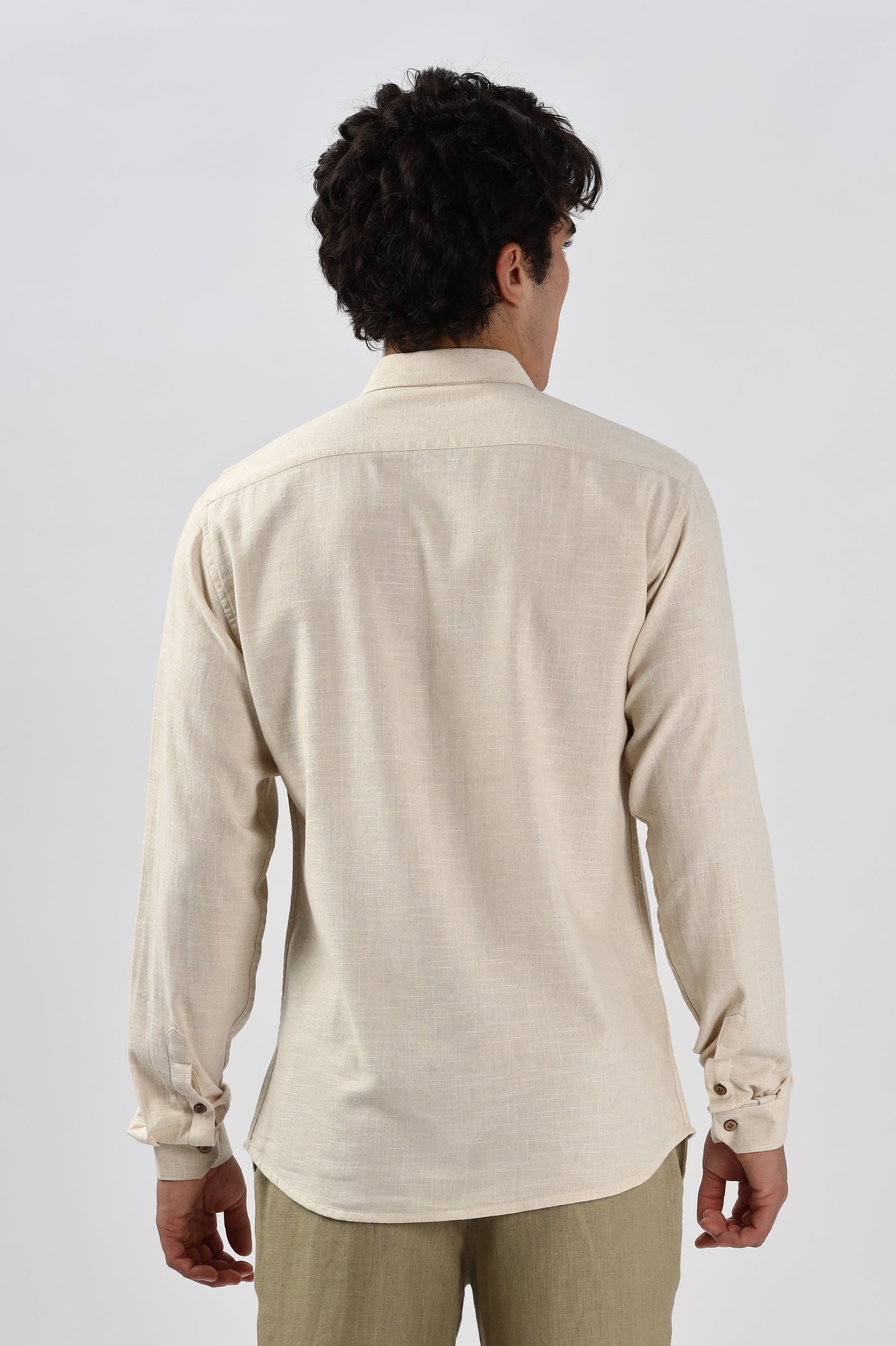 Bambaiya Beige Perroquet Embroidery Shirt | Hamptons at Broadway