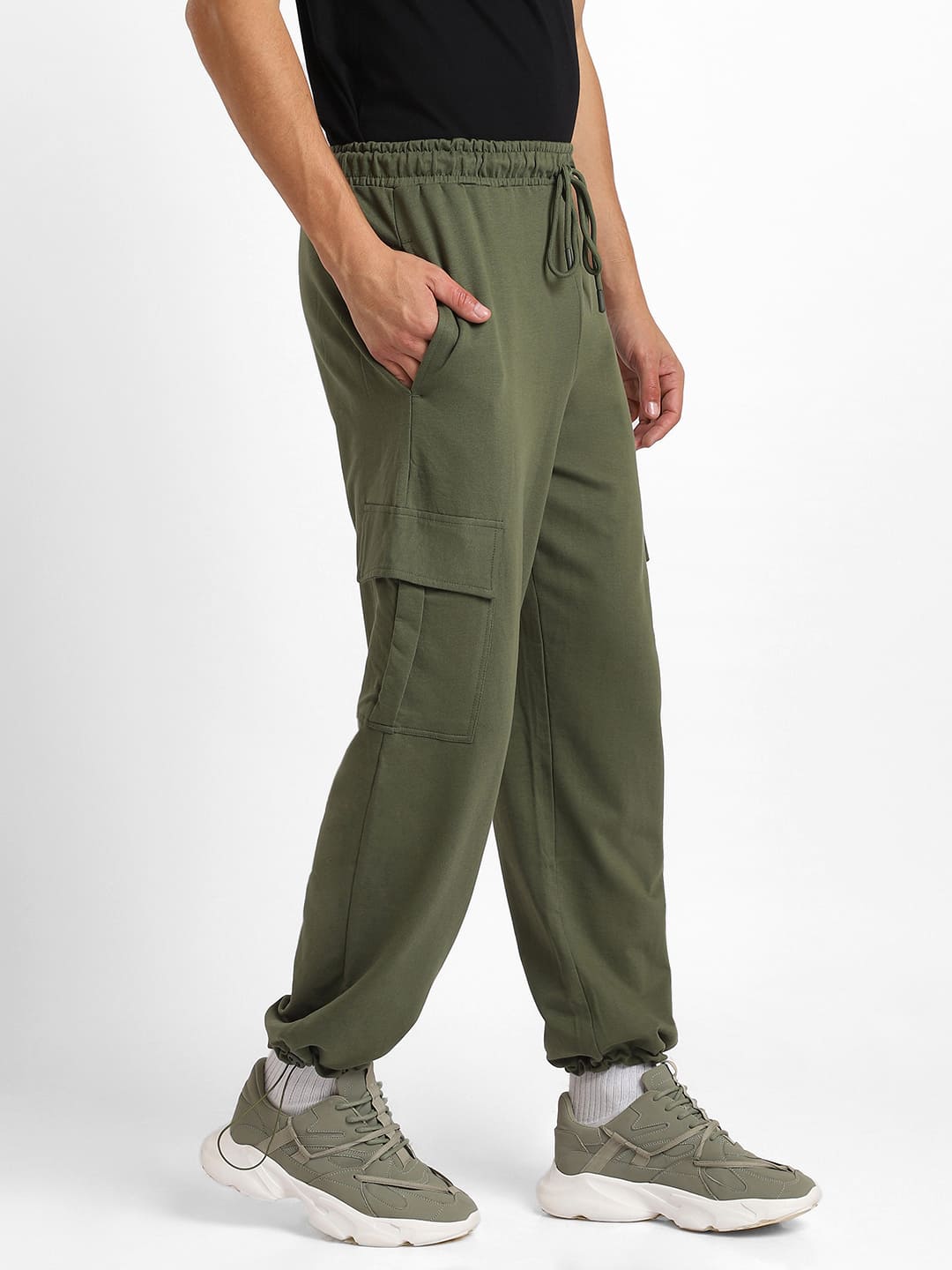Relaxed Fit Cargo Joggers