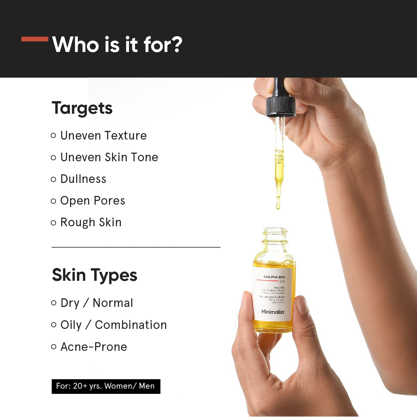 Minimalist AHA PHA BHA 32% Face Peel 30ml