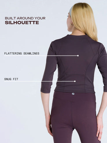 Wine Silhouette Zip Top