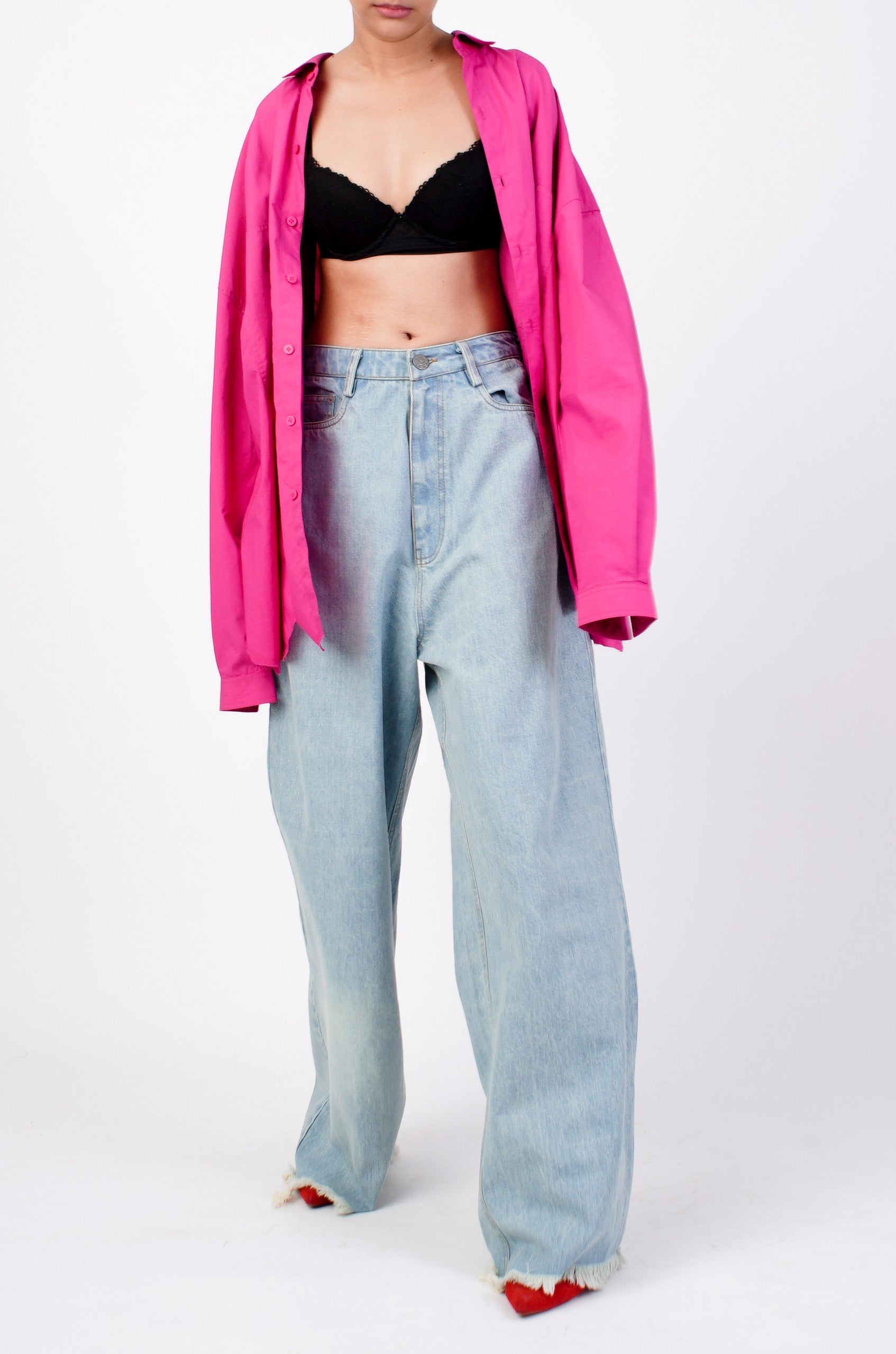 Wide Legged Darwyn Jeans (Light Wash) | Huemn at Broadway