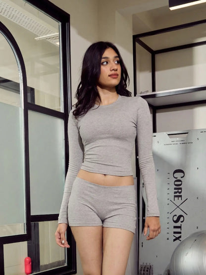 Noir Top and Shorts Set