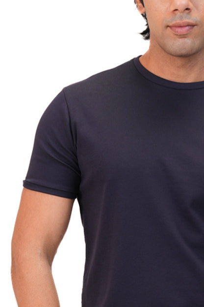 Absolute Cotton Crew - Cobalt Navy