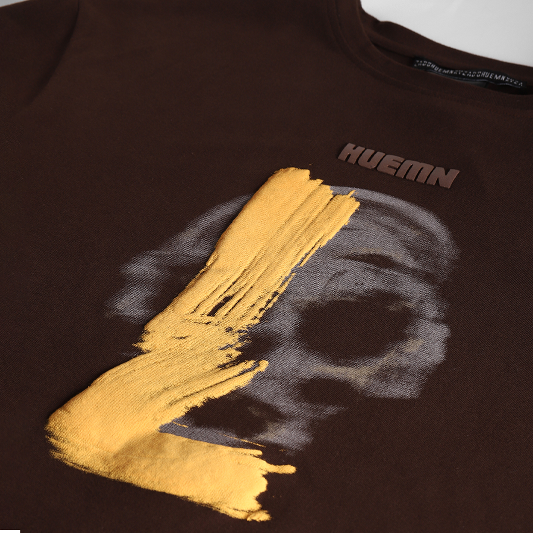 The HUEMN Skull T-shirt (Chocolate Brown) : Edition 2 | Huemn at Broadway