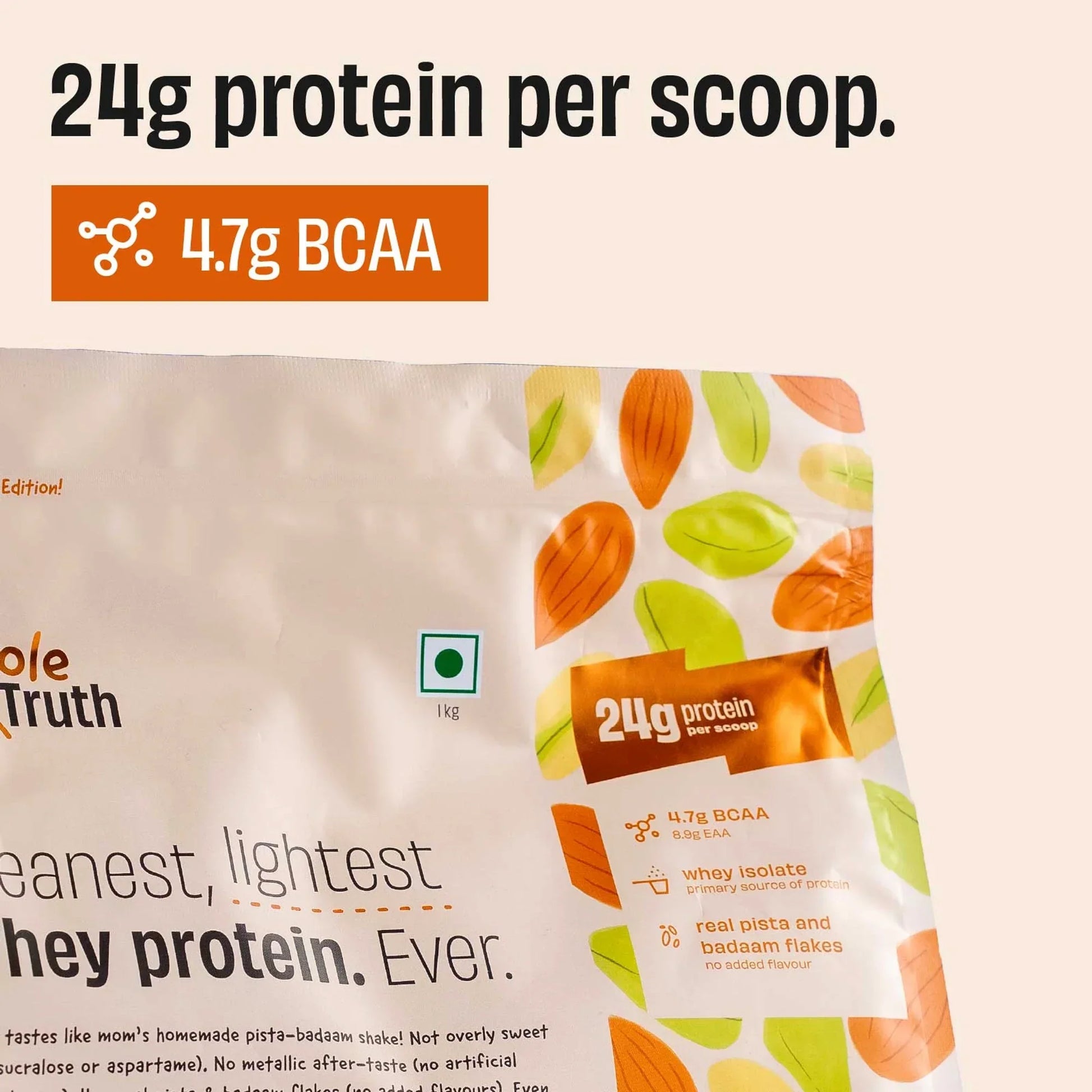 The Whole Truth 24g Whey Protein Isolate + Concentrate - 1kg | The Whole Truth Foods at Broadway