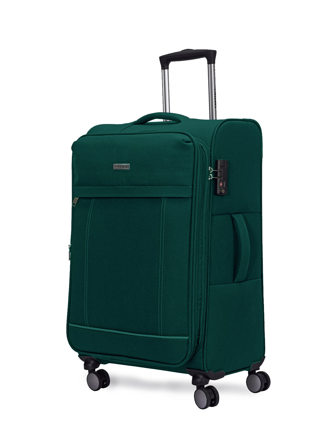Carriall Eternal Medium Size Green Check-in Luggage