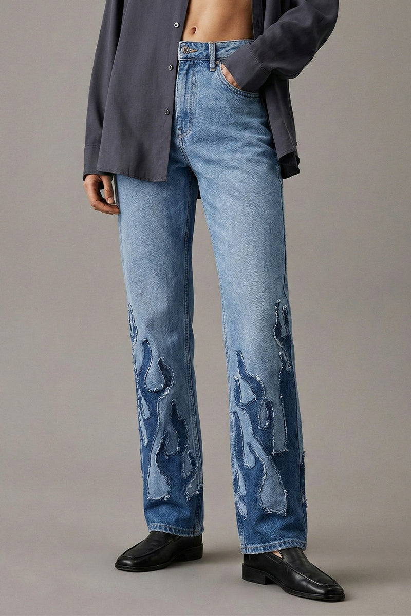 Burnout Denim Jeans