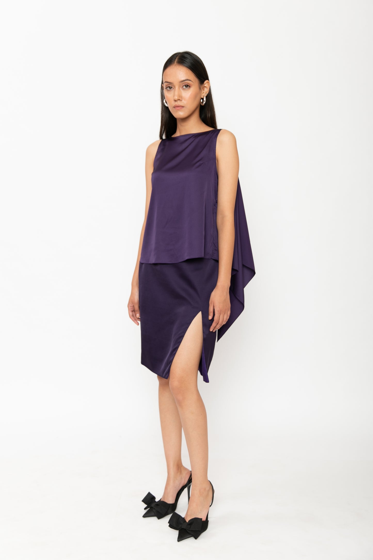 Contemponari-Violet Top-Purple