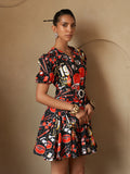 Miso Ramen Print Dress