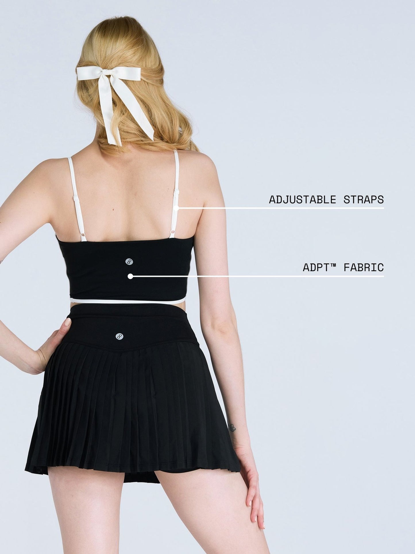 Black Contrast Trim Top