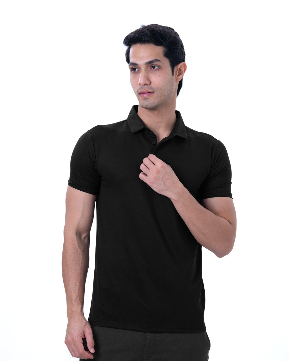 Cardinal Polo Twill - Raven Black