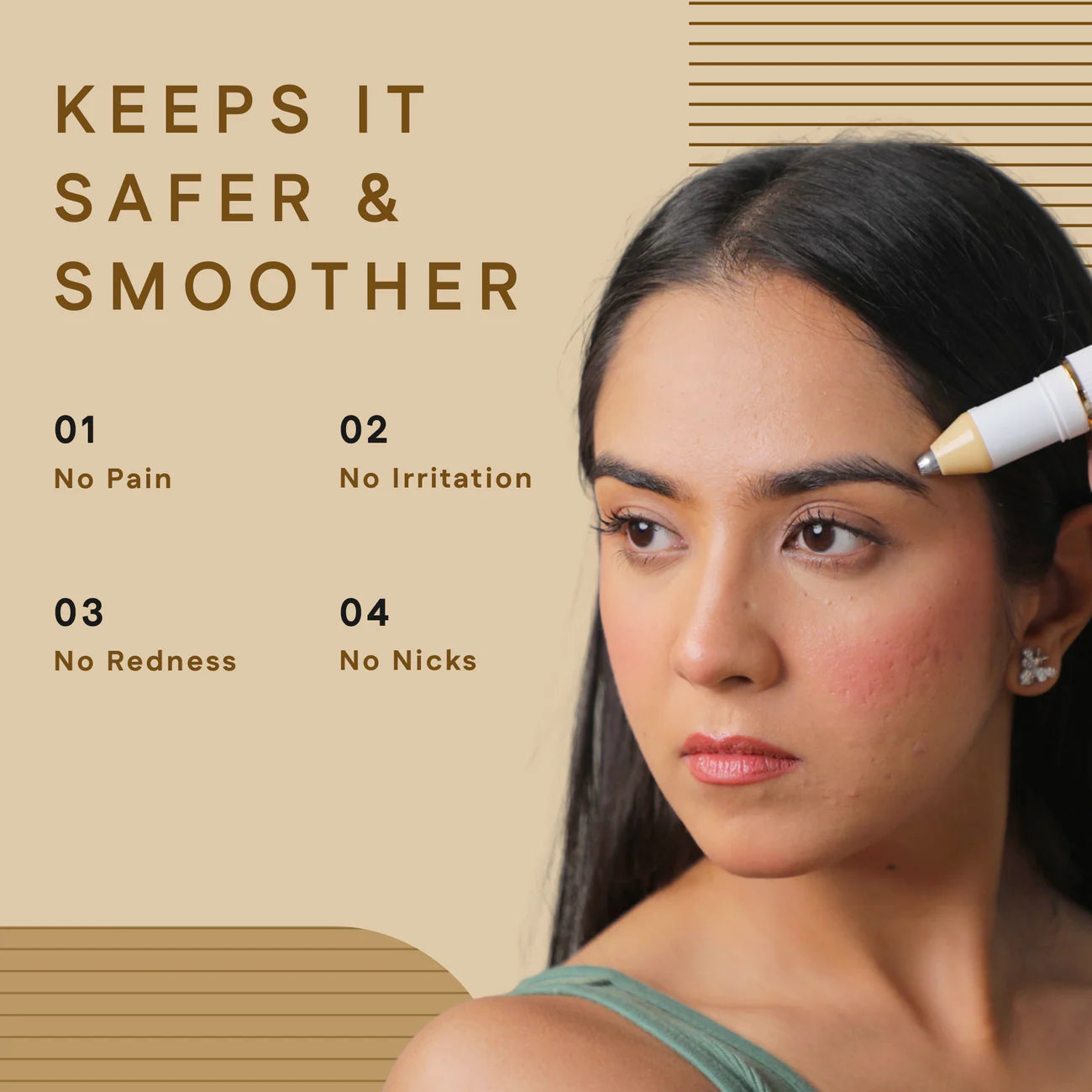 2 In 1 Face & Eyebrow Trimmer | Rechargeable, Painless Brow & Face Trimming | Winston at Broadway