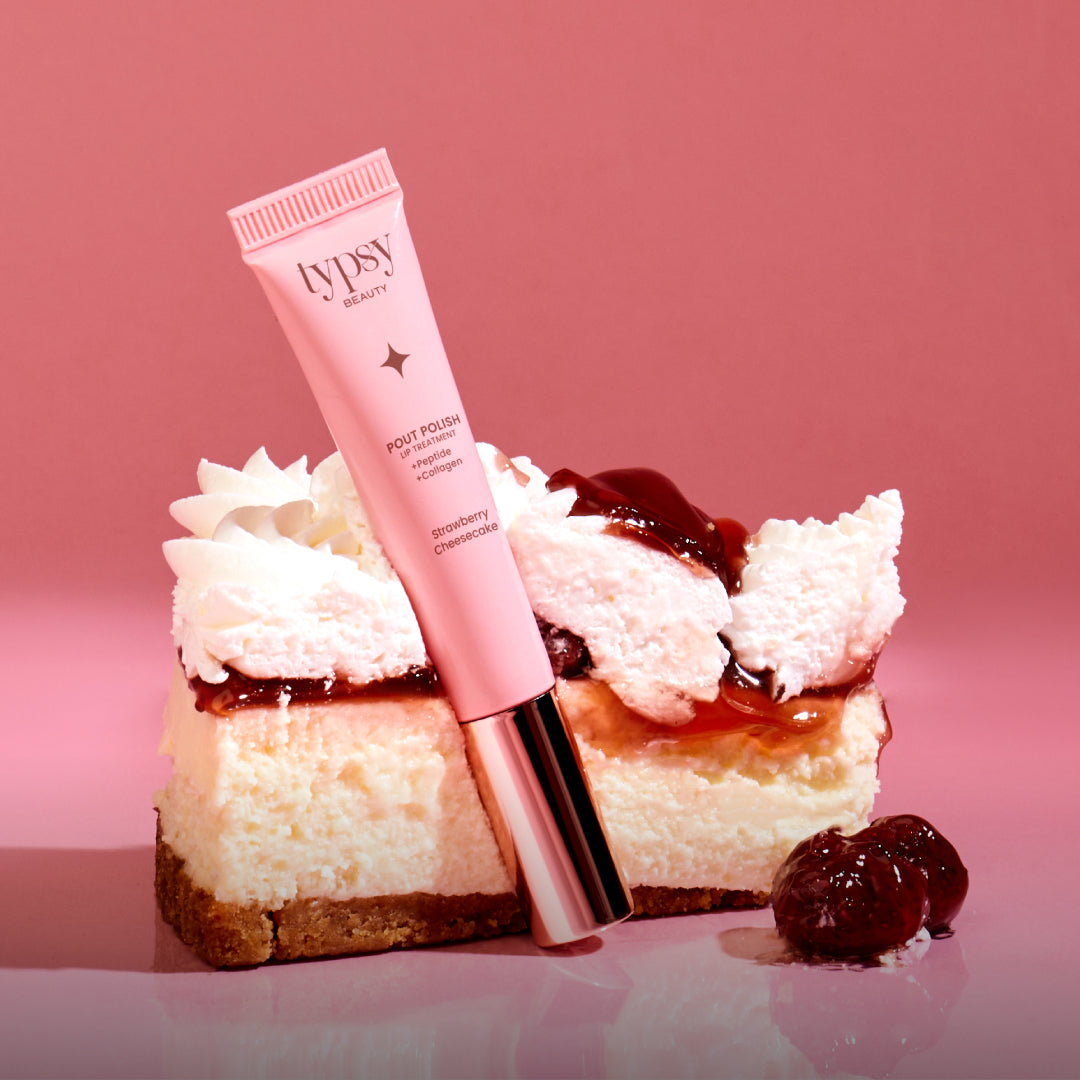 Pout Polish Lip Treatment Balm Shimmery Pink | Typsy at Broadway