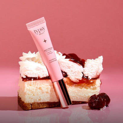 Pout Polish Lip Treatment Balm Shimmery Pink | Typsy at Broadway