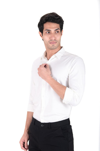 Cardinal Dobby Shirt - Soft White