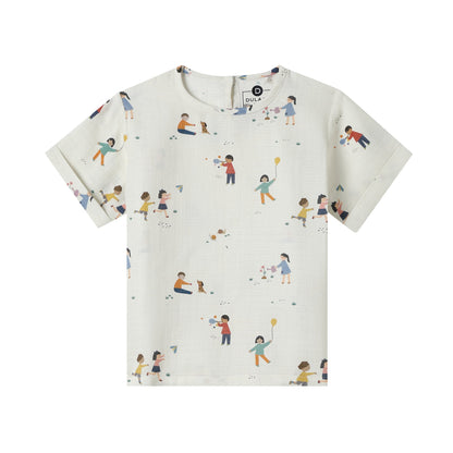 Organic Muslin Tee & Shorts Set