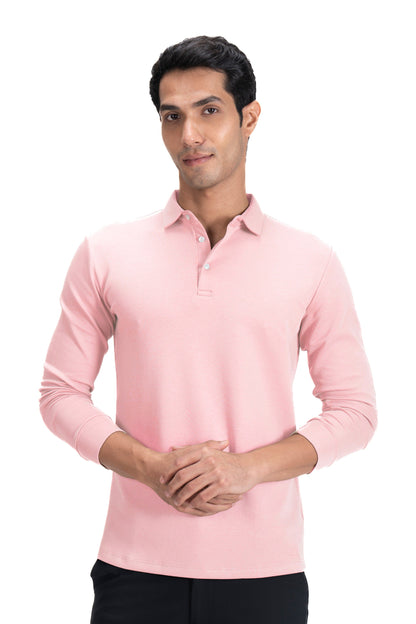 Legacy Polo Sweater - Summer Pink
