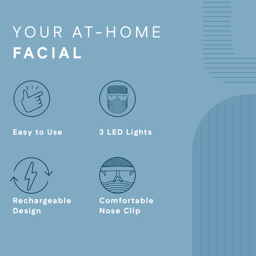 3 In 1 LED Light Therapy Face Mask | For Anti-Aging, Acne & Glowing Skin | Winston at Broadway