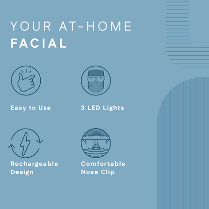 3 In 1 LED Light Therapy Face Mask | For Anti-Aging, Acne & Glowing Skin | Winston at Broadway