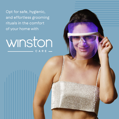 3 In 1 LED Light Therapy Face Mask | For Anti-Aging, Acne & Glowing Skin | Winston at Broadway