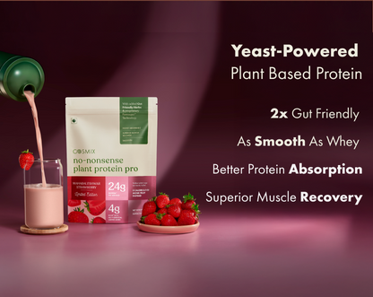 No-Nonsense Plant Protein - Mahabaleshwar Strawberry Pro | COSMIX at Broadway