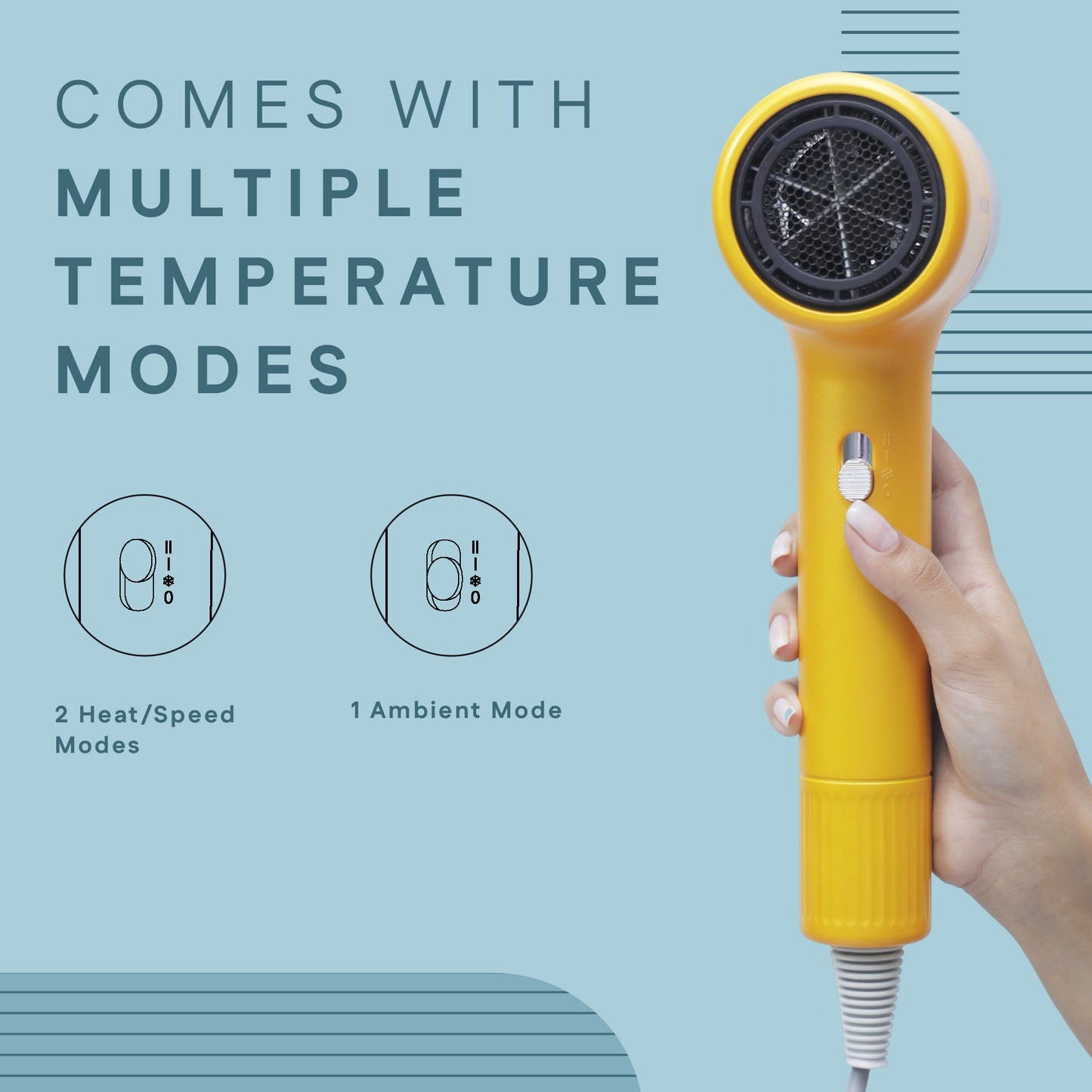 Turbo X 1600 Watt | Ambient Mode Hair Dryer