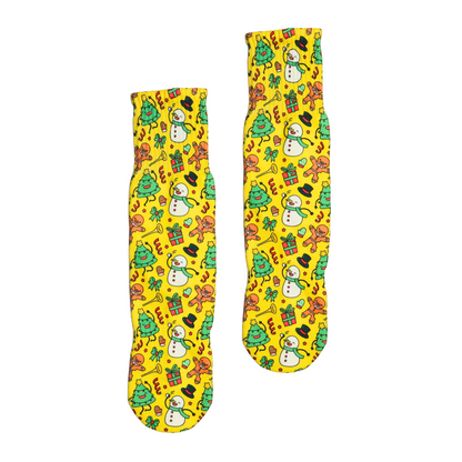 Gingerbread Glow-Up Socks | The Boring Socks at Broadway