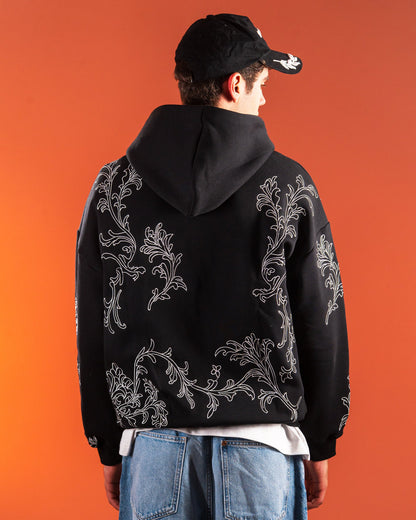 STORM LILY HOODIE - BLACK