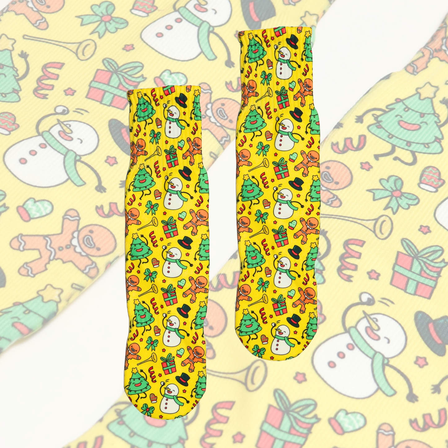 Gingerbread Glow-Up Socks | The Boring Socks at Broadway