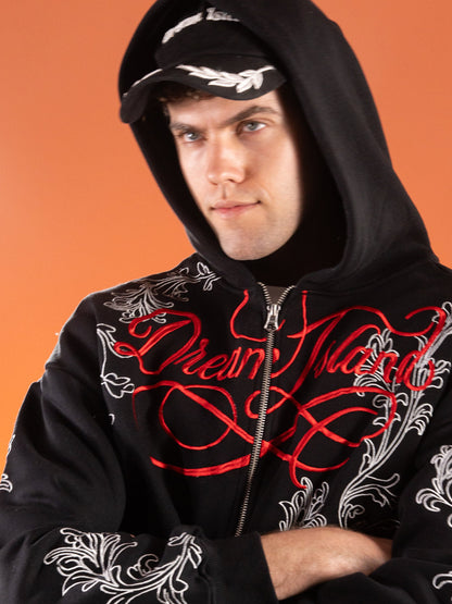 STORM LILY HOODIE - BLACK