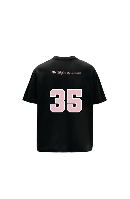 Reimagined Black Oversized T-Shirt