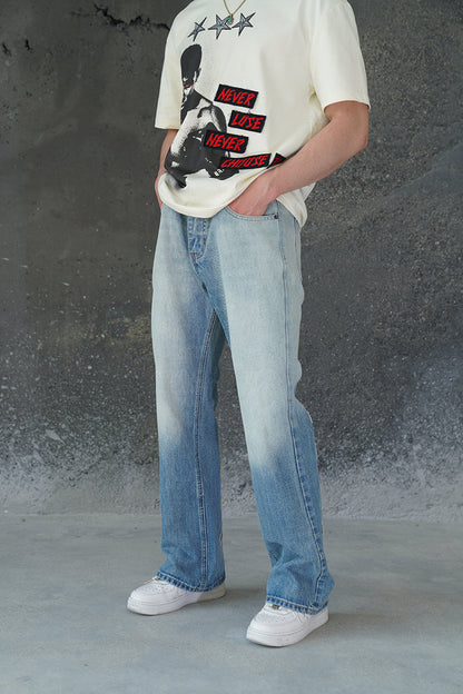 BLUE REWORK VALKYRE JEANS