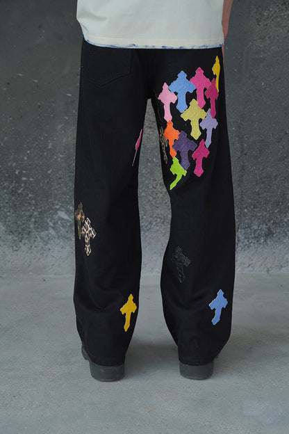 COLOUR CROSS CODE VALKYRE JEANS