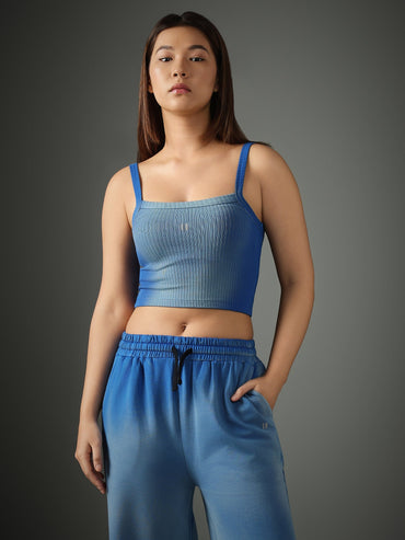 Spray Washed Crop Blue