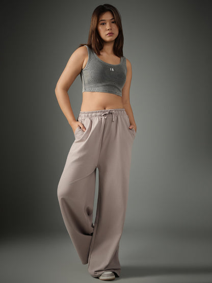 Solid Sweatpants Beige