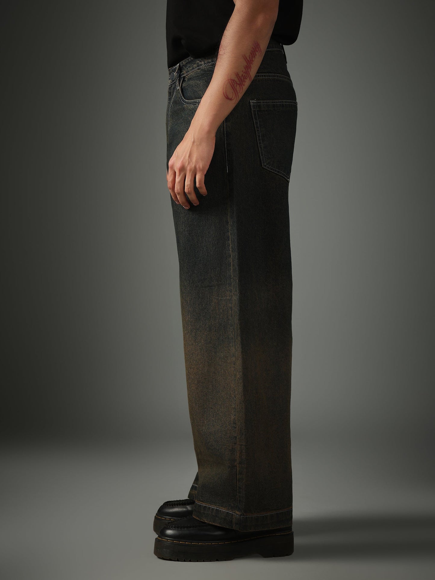 Ombre Wash Black Denims