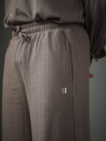 Crossknit Grey Pant