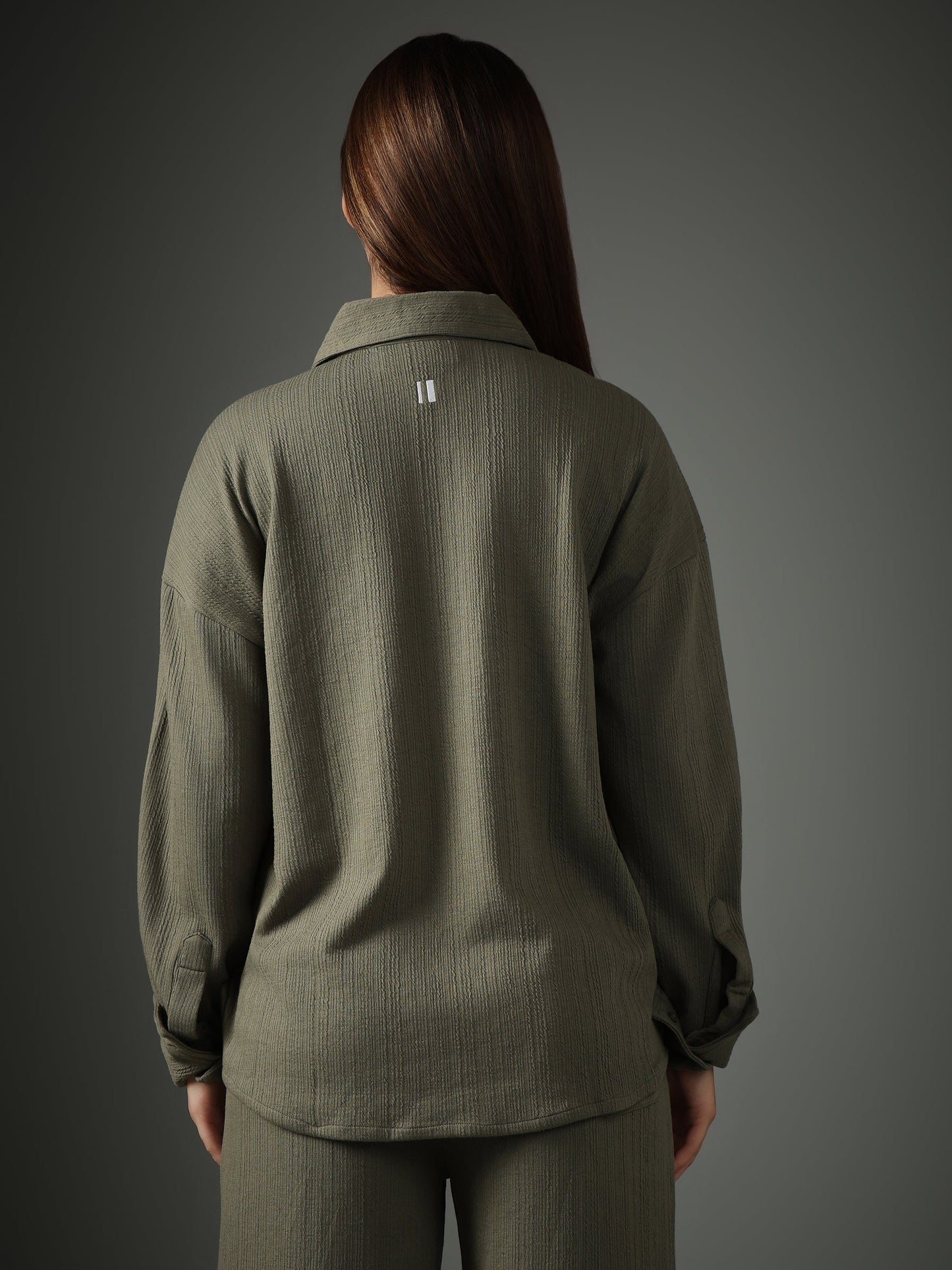 Crossknit Olive Shirt