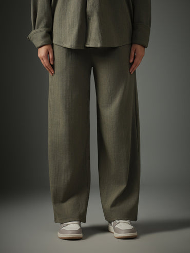 Crossknit Olive Pant