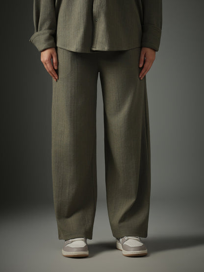 Crossknit Olive Pant