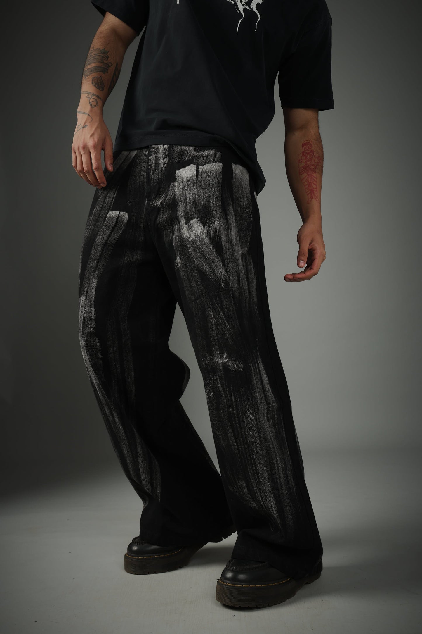 Brushed Baggy Denims